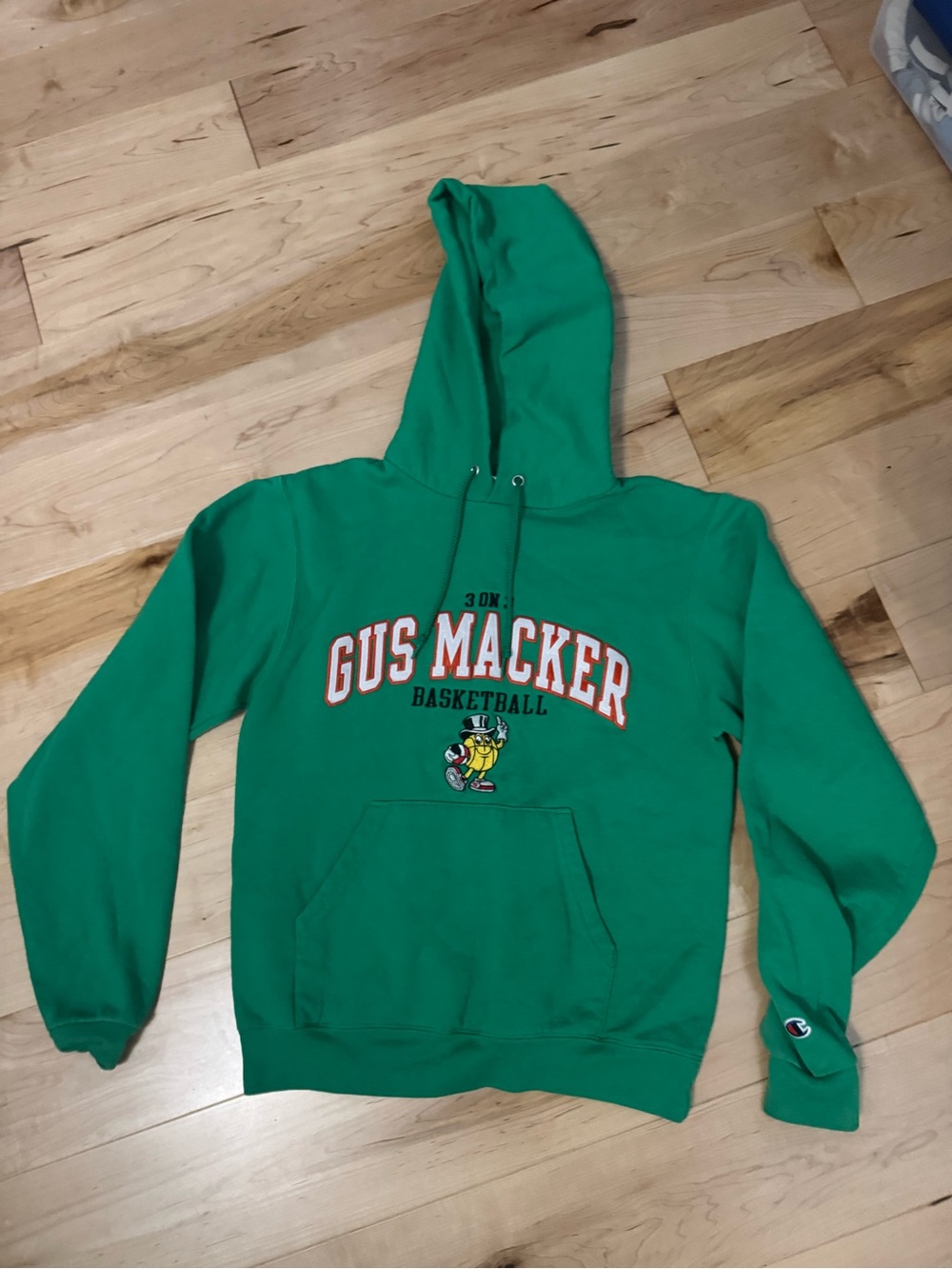 Champion Green Basketball Graphic Crewneck Hoodie